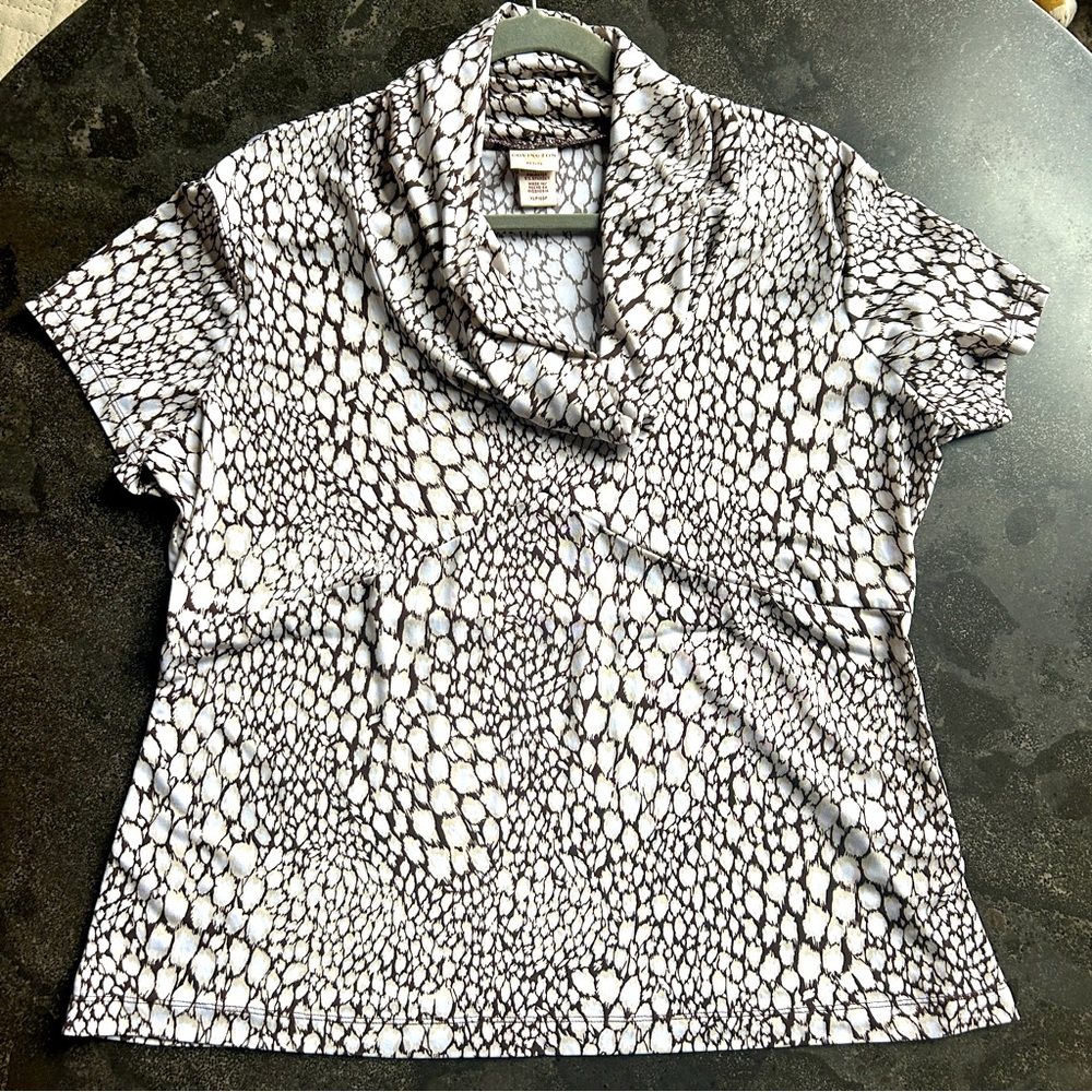 Covington Animal Print Top - Size XLP